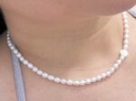 DIY-Halsketten-Set mit natürlichen Edelsteinen und Süßwasserperlen – elastisch, 50–55 cm, mehrfarbig – Bild 5