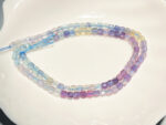 Squarely Faceted Flourite Beads (30cm) - Image 3
