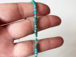 Squarely Faceted Turquoise Beads (30cm)