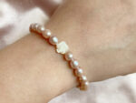 DIY-Armband-Set mit natürlichen Edelsteinen und Süßwasserperlen – elastisch, 18–20 cm, mehrfarbig – Bild 7
