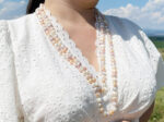 Multicolor Freshwater Pearl Jewelry Set – 150 cm Necklace & 17–18 cm Bracelet, 8–9 mm Pearls - Image 4