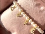 Gold-Plated Letter Charm – 8x5 mm, Cubic Zirconia, Personalized Jewelry Component - Image 3