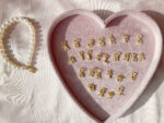 Gold-Plated Letter Charm – 8x5 mm, Cubic Zirconia, Personalized Jewelry Component - Image 4
