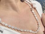 Opera-Length Hand-Knotted Freshwater Pearl Necklace – 75 cm, White, 7–9 mm Pearls