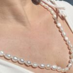 Opera-Length Hand-Knotted Freshwater Pearl Necklace – 75 cm, White, 7–9 mm Pearls