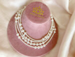 Long Mixed-Size Freshwater Pearl Necklace – 155 cm, Hand-Knotted, White, 3–6 mm Pearls - Image 4