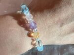 Natürliches Edelstein-Kugel-Armband (18cm) – Bild 2