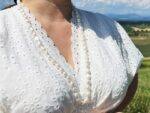 Opera-Length Hand-Knotted Freshwater Pearl Necklace – 75 cm, White, 7–9 mm Pearls - Image 4