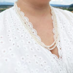 Long Hand-Knotted Freshwater Pearl Necklace – 115 cm, White, 5.5-6 mm Pearls
