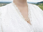 Long Hand-Knotted Freshwater Pearl Necklace – 115 cm, White, 4.5-5 mm Pearls